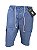 Bermuda Com Elástico Atrás Na Cintura - (Bolso Cargo - Zipper - Botão - Passante) -  Ref. 5392 Azul - Imagem 1