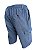 Bermuda Com Elástico Atrás Na Cintura - (Bolso Cargo - Zipper - Botão - Passante) -  Ref. 5392 Azul - Imagem 2