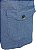 Bermuda Com Elástico Atrás Na Cintura - (Bolso Cargo - Zipper - Botão - Passante) -  Ref. 5392 Azul - Imagem 4