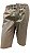 Bermuda Louys Jordan Com Elástico na Cintura - ( Zipper - Botão - Passante - Barbante) -  Ref. 5380 Caqui - Imagem 1