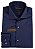 Camisa Social Roberto Negri Regular Fit - (Sem Bolso) - Manga Longa - Algodão Fio 100 - REF 1178 Marinho - Imagem 1