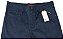 Calça de Sarja Masculina Pierre Cardin Reta (Cintura Alta) - Ref. 477P004 Marinho - Algodão / Elastano - Imagem 3