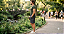 Bermuda Jeans de Elástico Great News - Com Zipper e Bolso lateral Cargo - Ref. 437 Azul - Imagem 1