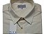 Camisa Pitt Regular Masculina Plus Size - Manga Curta - Algodão / Linho - Ref. 35150 Bege - Imagem 2
