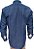 Camisa Dimarsi Manga Longa Regular Fit - Jeans - Com Bolso - 100% Algodão - Ref. 9854 Jeans Azul - Imagem 3