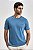 Camiseta Gola Careca Pierre Cardin - 100% Algodão - Ref. 40142 Indigo - Imagem 1