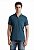 Camisa Polo Pierre Cardin Com Ziper - Manga Curta Com Punho - Malha Piquet - Ref 47750 Azul - Imagem 1