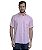 Camisa Dimarsi Tradicional Regular Fit - Com Bolso - Manga Curta - Puro Linho - Ref. 1159 Lilas - Imagem 1