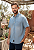 Camisa Jeans Dimarsi Tradicional Regular Fit - Com Bolso - Manga Curta - 100% Algodão - Ref. 10787 Delave - Imagem 1