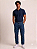 Calça Com Elástico Inteiro na Cintura - Com Bolso Cargo - Ref. 4770 Jeans Stone - Imagem 2