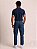 Calça Com Elástico Inteiro na Cintura - Com Bolso Cargo - Ref. 4770 Jeans Stone - Imagem 1
