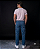 Calça Com Elástico Inteiro na Cintura - Com Bolso Cargo - Ref. 4770 Delave - Imagem 2