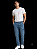 Calça Com Elástico Inteiro na Cintura - Com Bolso Cargo - Ref. 4770 Delave - Imagem 1
