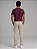 Calça Com Elástico na Cintura - ( Zipper - Botão - Passante - Barbante) - Ref. 4561 Sarja Bege - Imagem 2