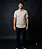 Camisa Dimarsi Tradicional Regular Fit - Botão No Colarinho - Com Bolso - Manga Curta - Puro Algodão - Ref. 10775 Cru - Imagem 1