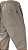 Calça Com Elástico na Cintura - ( Zipper - Botão - Passante - Barbante) - Ref. 4561 Sarja Caqui - Imagem 2