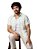 Camisa Dimarsi Tradicional Regular Fit - Com Bolso - Manga Curta - Puro Algodão - Ref. 10555 Xadrez Verde - Imagem 1