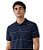 Camisa Polo Pierre Cardin (Com Bolso) - Manga Curta Com Punho - Algodão Pima - Ref. 15815 Marinho - Imagem 3