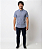 Camisa Dimarsi Tradicional Regular Fit - Com Bolso - Manga Curta - Algodão Egípcio- Ref. 10545 Xadrez Azul - Imagem 1