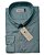 Camisa Poggio Sem Bolso - Manga Longa - Com Botão no Colarinho - 100% Algodão Fil a Fil - Ref. 20516 verde - Imagem 2