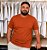 Camiseta Gola Careca Pierre Cardin (PLUS SIZE) - 100% Algodão - Ref. 40146 Terra - Imagem 2