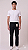 Calça Meio Elástico Cherne - 100% Algodão - Ref. 86514 Preta - Imagem 1