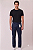 Calça Meio Elástico Cherne - 100% Algodão - Ref. 86514 Marinho - Imagem 1