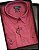 Camisa Dimarsi Com Bolso - Manga Longa - Fio 80 - 100% Algodão - Ref. 8518 vermelha - Imagem 1