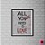 Quadro All We Need is Love - Imagem 1
