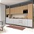Cozinha Modulada Slim  8 Peças - Imagem 1