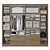 Guarda Roupa Nobre Rustic com Off White 6 Portas - Imagem 2