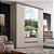 Guarda Roupa Nobre Glass Rustic com Off White 4 Portas - Imagem 1