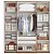 Guarda Roupa Splendore Full Glass 4 Portas - Imagem 2