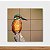 Painel Decorativo Pássaro Colorido - Quadrado - Imagem 3