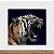 Painel Decorativo Tigre Rugindo - Quadrado - Imagem 3