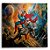 Painel Decorativo de Azulejo Superman vs Darkseid 40x40cm - Imagem 1