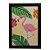 Quadro Decorativo Flamingo Folhas - Imagem 1