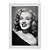 Quadro Decorativo Marilyn Monroe P&B - Imagem 4