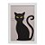 Quadro Decorativo Gatinho Preto - Imagem 4