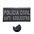 Placa Identificadora Emborrachada Para Costa Do Colete Policia Civil Anti Sequestro - Imagem 1