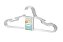 CABIDE SLIM INFANTIL KIT COM 3 - TRANSPARENTE - 108 UNIDADES - Imagem 1