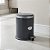 LIXEIRA COM PEDAL PREMIUM 13 LITROS - CHUMBO - TOTAL 6 PEÇAS - Imagem 1