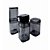 KIT LUX - ACESSÓRIOS PARA BANHEIRO - PORTA ESCOVAS COM TAMPA + PORTA ALGODÃO/COTONETE + PORTA SABONETE LÍQUIDO - 10 KITS - Imagem 5
