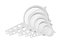 KIT PENEIRAS PLASTILOVERS PREMIUM BRANCA COM 7, 9, 11, 15 e 19 cm - 30 KITS - Imagem 1