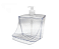 DISPENSER PORTA DETERGENTE CLEAN 500 ML - TRANSPARENTE - TOTAL 12 UNIDADES - Imagem 1