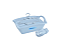 KIT BABY 01 - CABIDE BABY (KIT COM 3 UN) + ORGANIZADOR BABY + SABONETEIRA BABY - 12 KITS - Imagem 6