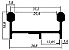 Perfil de Alumínio Trilho Inferior Duplo Sistema Deslizante p/ Vidro Temperado - Várias cores - Barra com 6mts (Cód. BX-065) - Imagem 1