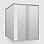 Kit Box de Canto para vidro temperado - Vários Tamanhos E Cores - Perfis de alumínio + Acessórios - Imagem 1
