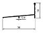 Perfil De Alumínio Trilho Inferior "L" P/ Box Acrílico Linha Leve - Barra Com 6Mts - Fosco Ou Brilhante (Cód. Bx-025) - Imagem 1