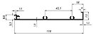 Perfil De Alumínio Equivalente À Linha Integrada Mn002 - Barra Com 6Mts - Várias Cores - Imagem 1